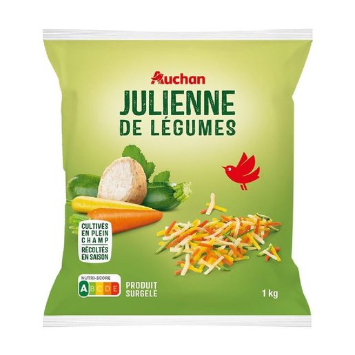 AUCHAN Juliana de Legumes Ultracongelada 1 Kg AUCHAN Juliana de Legumes Ultracongelada 1 Kg