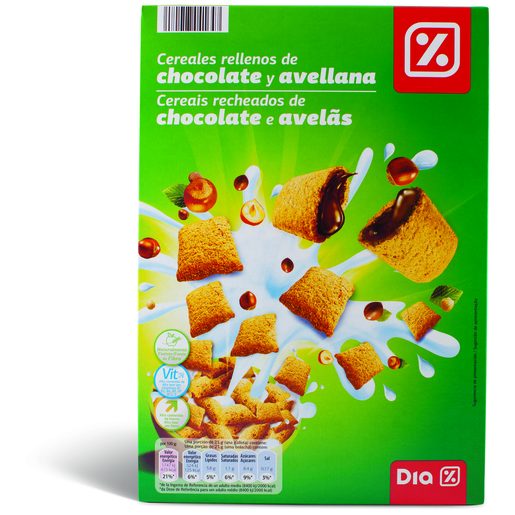 DIA Cereais Recheados de Chocolate E Avelãs 500 g