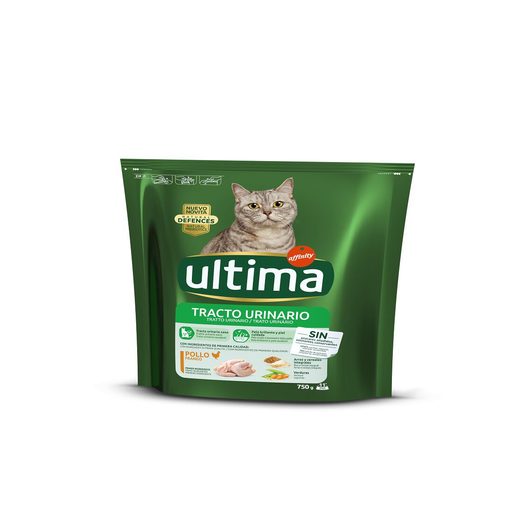 ULTIMA Alimentação Seca para Gato de Trato Urinário 750 g