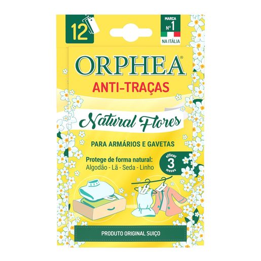 ORPHEA Tiras Perfumadas Roupa Anti-traças Natural Flores 3 un ORPHEA Tiras Perfumadas Roupa Anti-traças Natural Flores 3 un