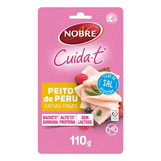 NOBRE Cuida-t+ Peito de Peru Fatias Finas 110 g