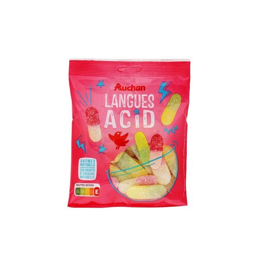 AUCHAN Gomas Langue Acide ++ 200 g