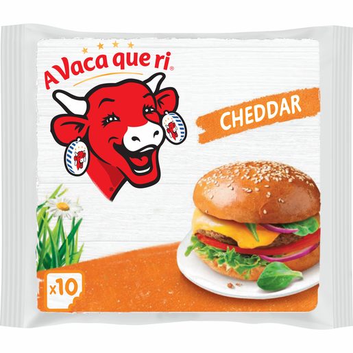 A VACA QUE RI Queijo Cheddar Fundido Fatias 200 g