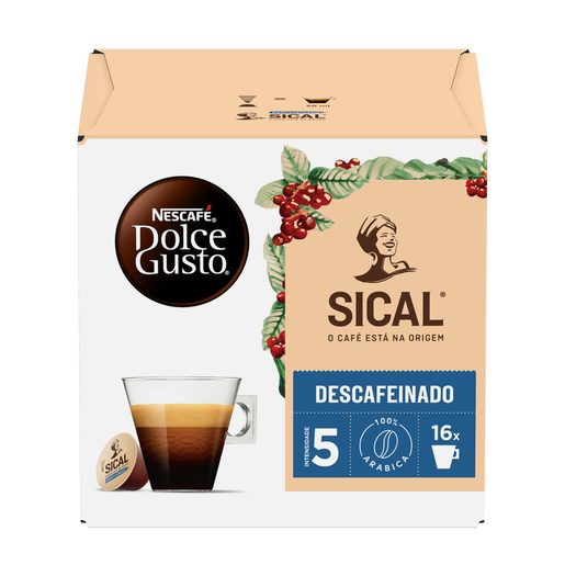 NESCAFÉ DOLCE GUSTO Cápsulas Descafeinato Sical (Intensidade 5) 16 un