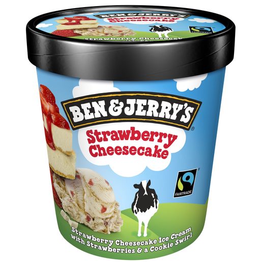 BEN&JERRY Gelado Strawberry Cheesecake 465 ml BEN&JERRY Gelado Strawberry Cheesecake 465 ml