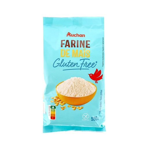 AUCHAN Farinha de Milho sem Glúten 500 g AUCHAN Farinha de Milho sem Glúten 500 g