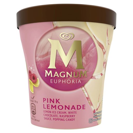 MAGNUM Gelado Pint Euphoria Limão e Framboesa 440 ml