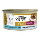 GOURMET Gold Alimento Húmido Gato Tartelette Atum e Peixe do Oceano 85 g GOURMET Gold Alimento Húmido Gato Tartelette Atum e Peixe do Oceano 85 g