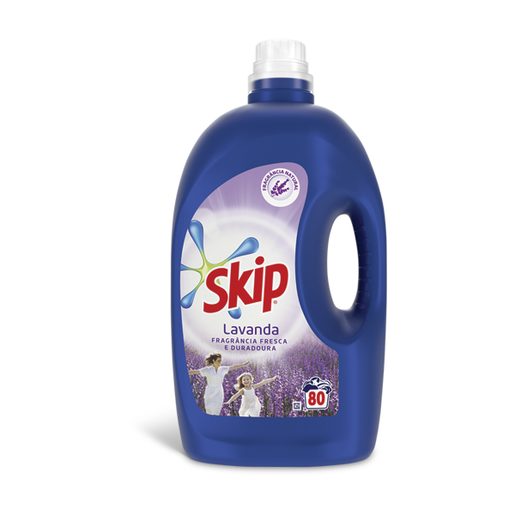 SKIP Detergente Líquido Máquina Roupa Lavanda 80 lv