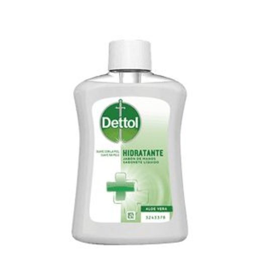 DETTOL Recarga Sabonete Líquido Hidratante Aloé Vera 250 ml DETTOL Recarga Sabonete Líquido Hidratante Aloé Vera 250 ml