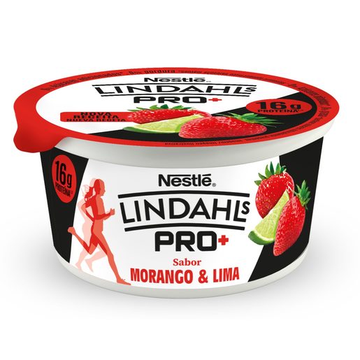LINDAHLS Iogurte Proteico Morango Lima Pro+ 160 g