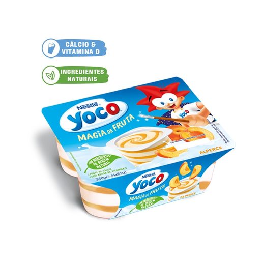 YOCO Magia de Fruta Alperce 4x85 g YOCO Magia de Fruta Alperce 4x85 g