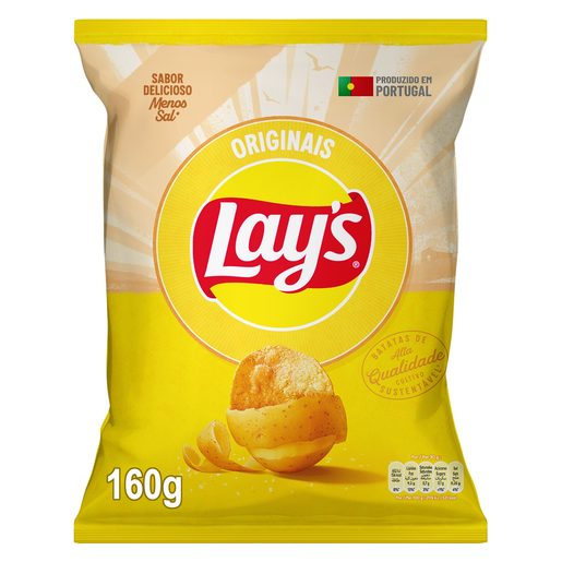 LAY'S Batata Frita Com Sal 160 g