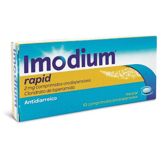 IMODIUM Rapid 2 mg Comprimido Orodispersível 10 un