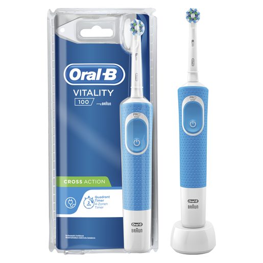 ORAL-B Escova Elétrica Vitality Cross Action Blue 1 un