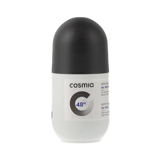 COSMIA Desodorizante Roll On sem Mancha Preto/Branco 50 ml