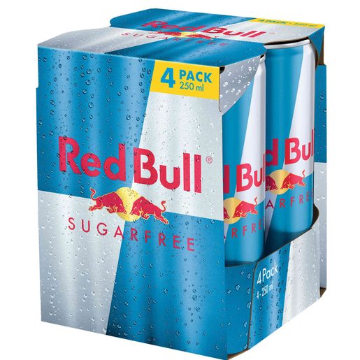 RED BULL Bebida Energética Sem Açúcar 4x250 ml