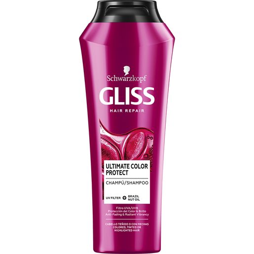 GLISS Champô Protecção Cores  370 ml
