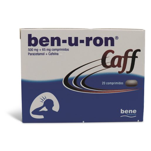 BEN-U-RON CAFF 500 mg + 65 mg Comprimido 20 un