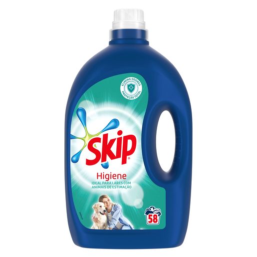 SKIP Detergente Máquina Roupa Líquido Higiene 58 Lv