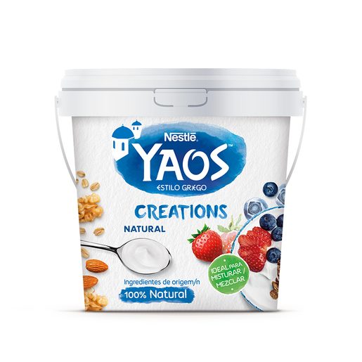 YAOS Iogurte Natural Creations 1 kg