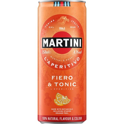 MARTINI Fiero & Tonic Lata 250 ml