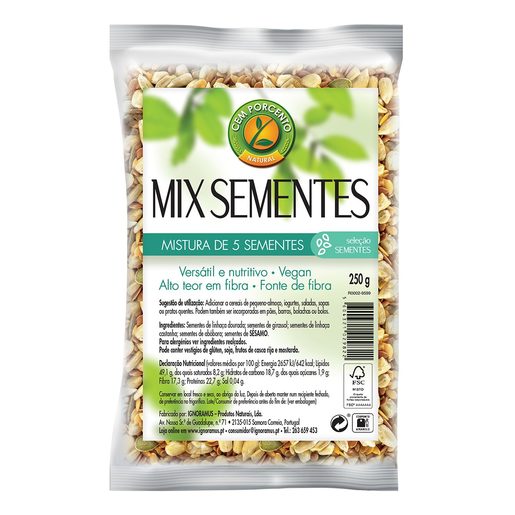 CEM PORCENTO Mix Sementes Tradicional 250 g