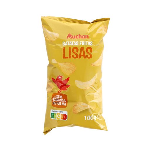 AUCHAN Batatas Fritas Lisa Girassol 100 g AUCHAN Batatas Fritas Lisa Girassol 100 g