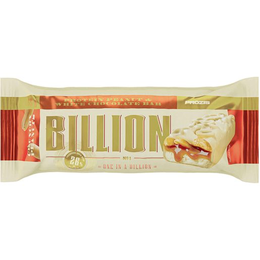 PROZIS Barra Proteica Billion Amendoim e Chocolate Branco 65 g