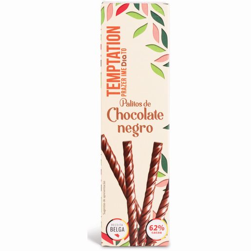 DIA TEMPTATION Sticks de Chocolate Preto 75 g