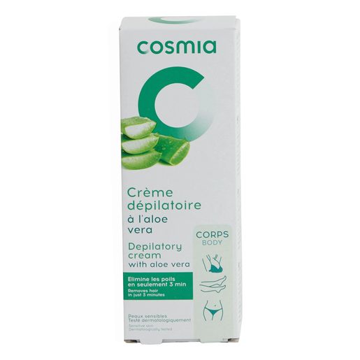 COSMIA Creme Depilatório Corpo Pele Sensível Aloé Vera 200 ml