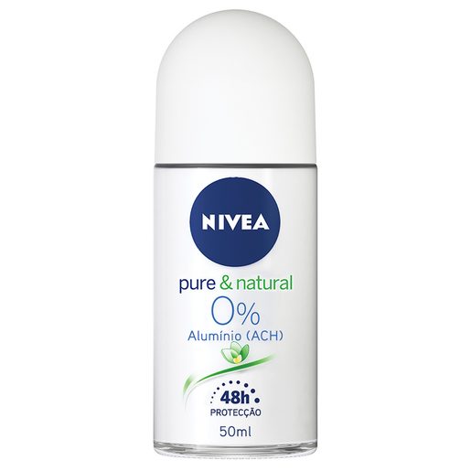 NIVEA Desodorizante Roll-On Pure & Natural 50 ml