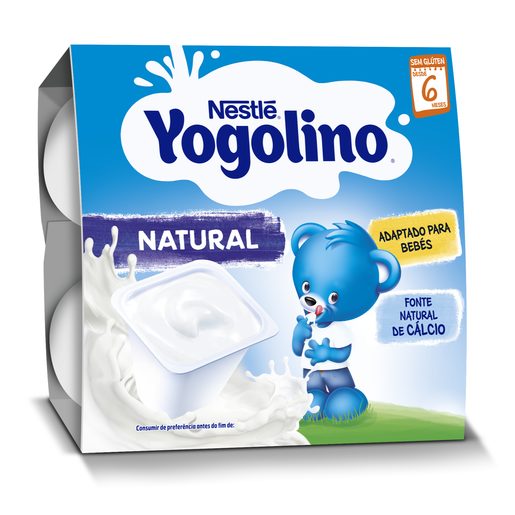 YOGOLINO Natural Lácteo +6 Meses 4x100 g