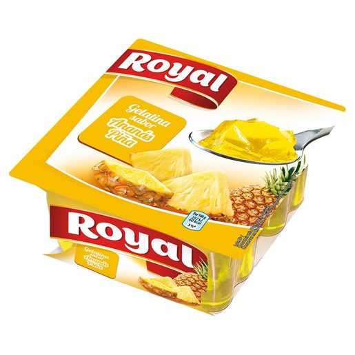 ROYAL Gelatina Ananás 4x90 g