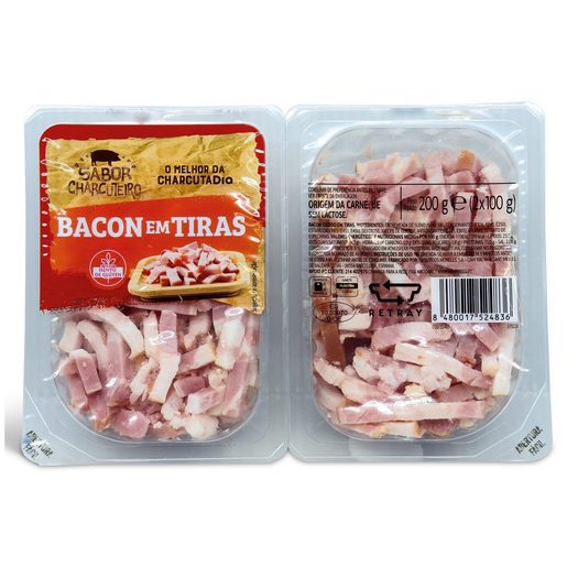 DIA SABOR CHARCUTEIRO Tiras de Bacon 2x100 g
