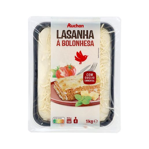 AUCHAN Lasanha à Bolonhesa 1 kg