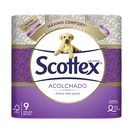 SCOTTEX Papel Higiénico Acolchoado 9 un SCOTTEX Papel Higiénico Acolchoado 9 un