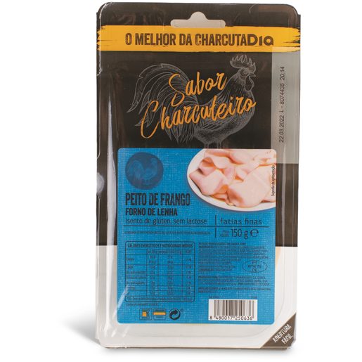 DIA SABOR CHARCUTEIRO Peito de Frango em Forno de Lenha 150 g