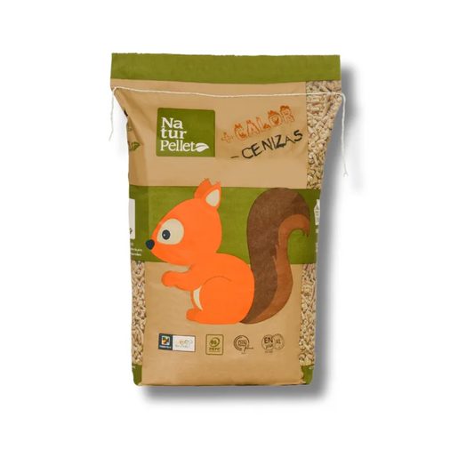 NATUR PELLETS Pellets 100% à Base do Pinheiro Saco 15 kg NATUR PELLETS Pellets 100% à Base do Pinheiro Saco 15 kg
