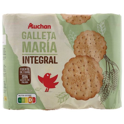 AUCHAN Bolacha Maria Integral 4x200 g