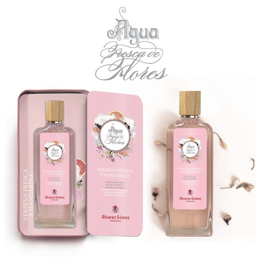ALVAREZ GÓMEZ Coffret Àgua Fresca Flores Verbena Fresca Mandarina ALVAREZ GÓMEZ Coffret Àgua Fresca Flores Verbena Fresca Mandarina