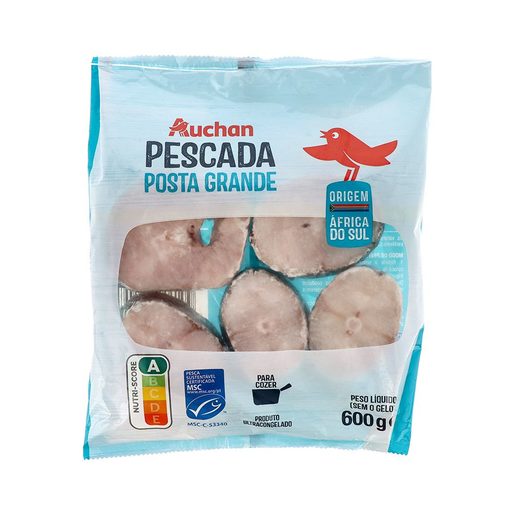 AUCHAN Posta de Pescada Msc Nº5 para Cozer 600 g
