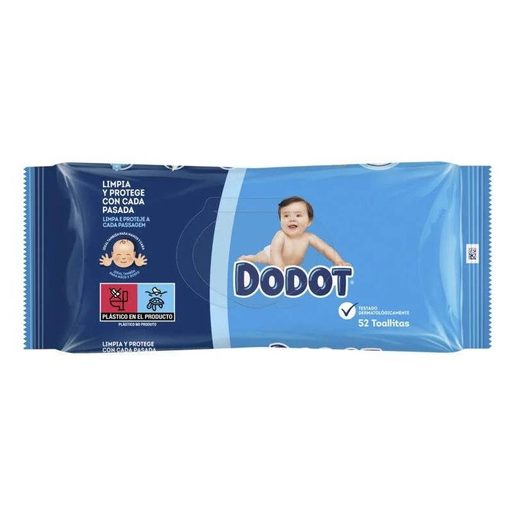 DODOT Toalhitas Bebé Azul 52 un DODOT Toalhitas Bebé Azul 52 un