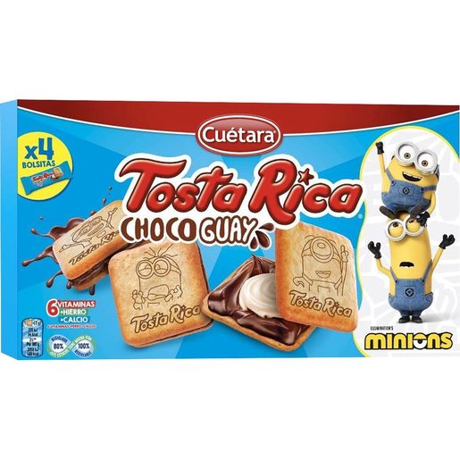 CUÉTARA Bolacha Tosta Rica Chocoguay 168 g