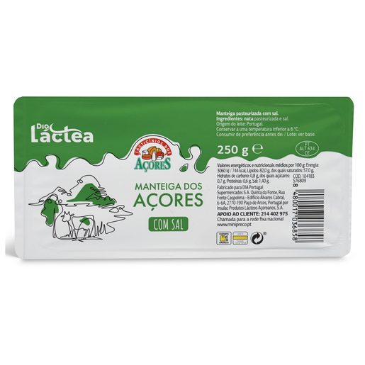 DIA LÁCTEA Manteiga Dos Açores 250 g