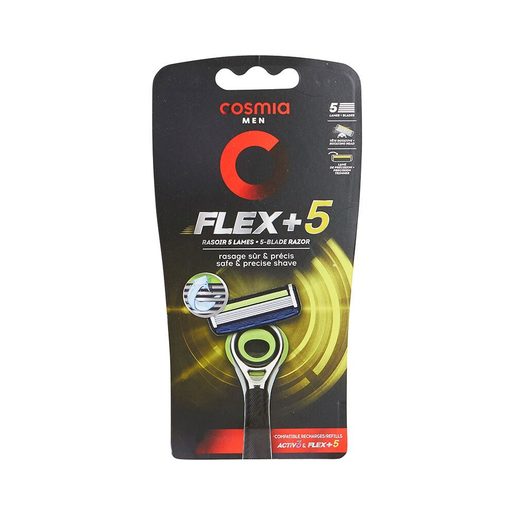 COSMIA Máquina de Barbear Men Flex 5 Lâminas un COSMIA Máquina de Barbear Men Flex 5 Lâminas un