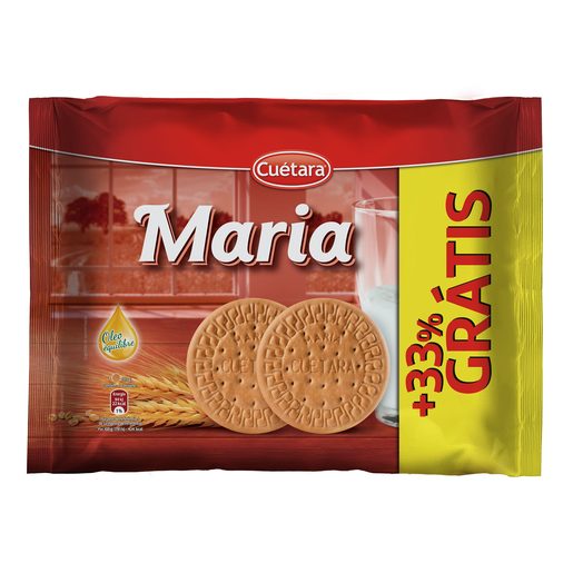 CUÉTARA Bolachas Maria +33% 800 g