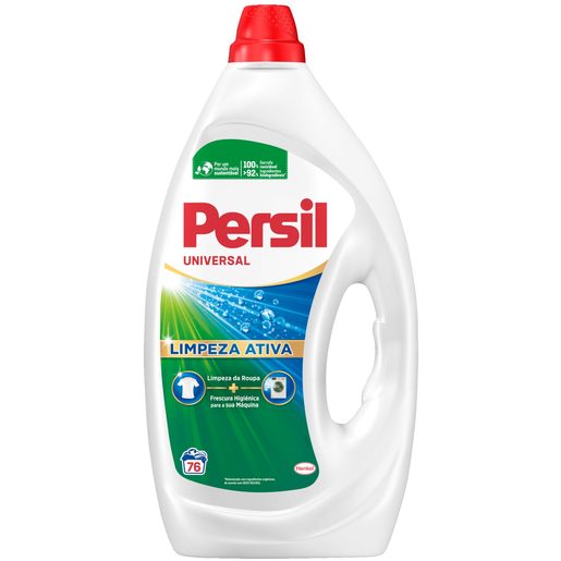 PERSIL Detergente Máquina Roupa Gel Universal 76 lv