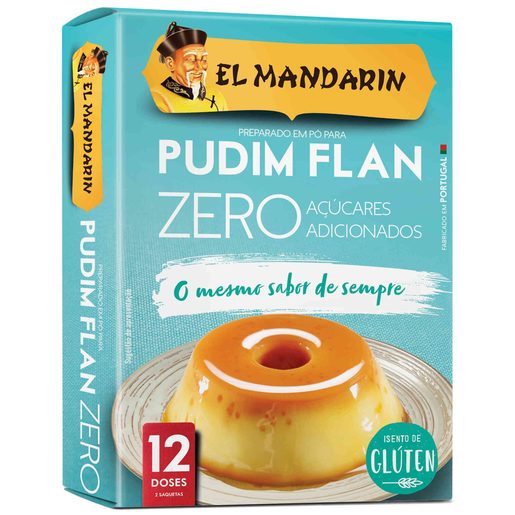 MANDARIN Preparado para Pudim Flan sem Açúcar e sem Glúten 30 g