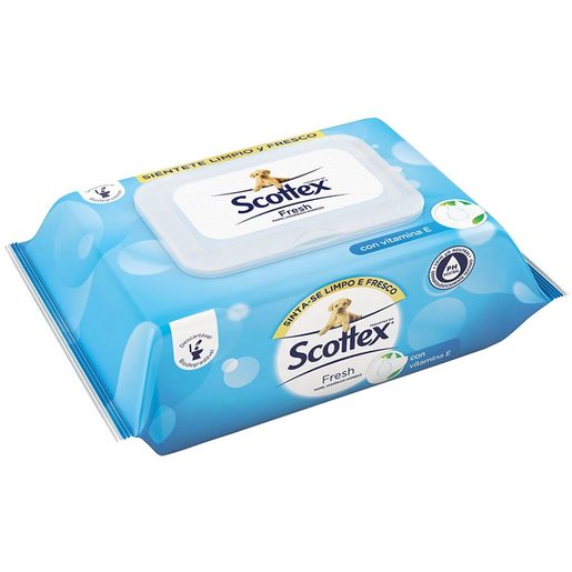SCOTTEX Papel Higiénico Hímido Fresh 74 un